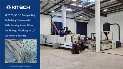 Anuncio del proyecto: Máquina Kitech 5G Series KCP120\/50 Plasticle Pelletizi...