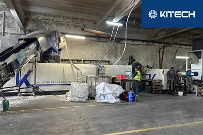 Proyecto Kitech en Polonia: KCP160+180Peletizadora-de doble etapa en el recic...